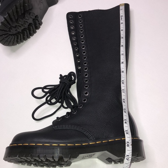 DR. MARTENS 1B60 BEX KNEE-HIGH BOOTS 20 eyes SIZE 8 - Picture 8 of 9